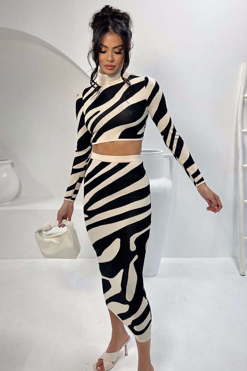 Two Piece Slim Fit Skirt