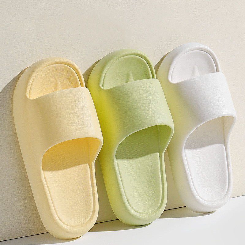 Solid Thick Soled Slippers