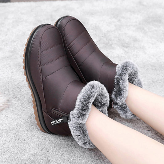 Plush Fur Snow Boot