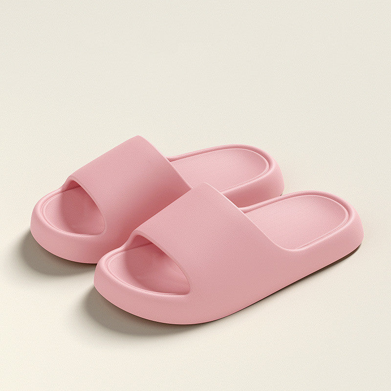 Solid Thick Soled Slippers