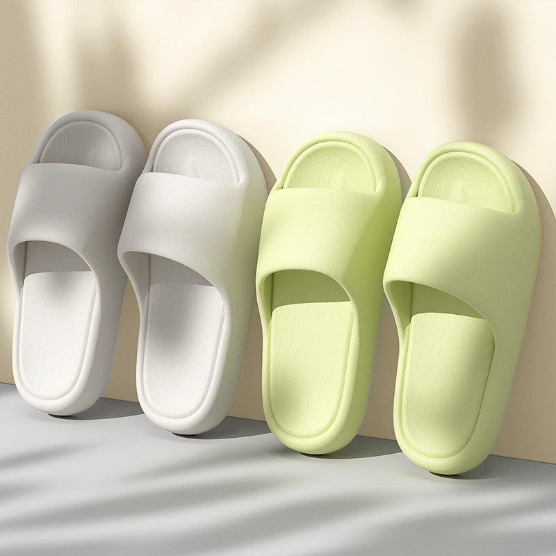 Solid Thick Soled Slippers