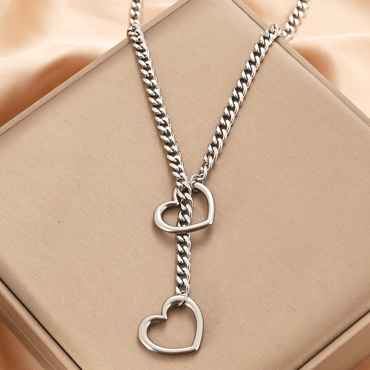 Lariat Heart Necklace