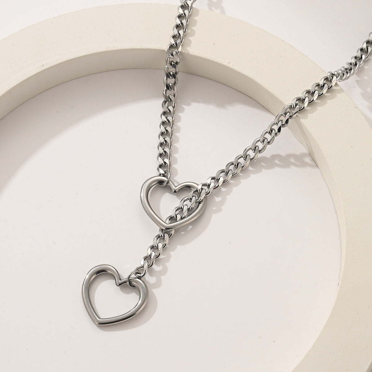 Lariat Heart Necklace