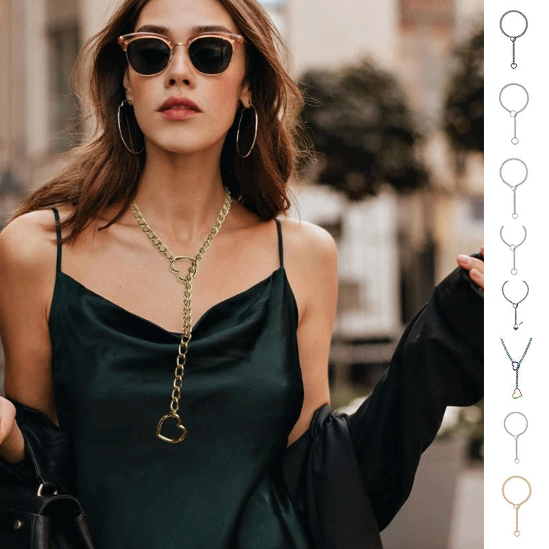 Lariat Heart Necklace