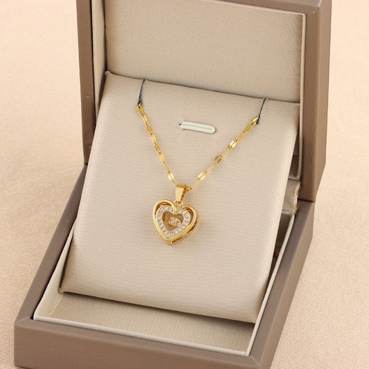 Double-Layer Love Pendant
