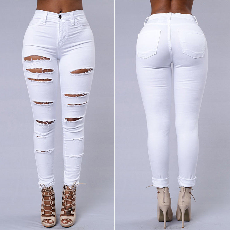 Ripped Slim Fit Pants