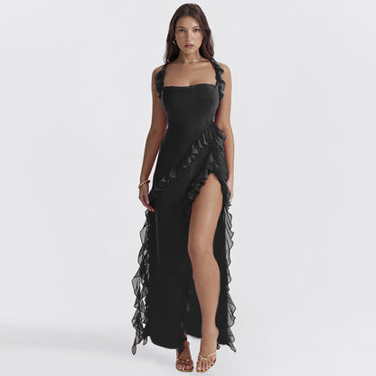 Thigh High Split Dress