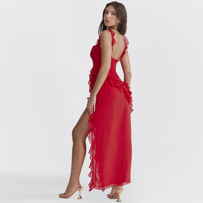 Thigh High Split Dress