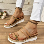Strap Wedges Sandals