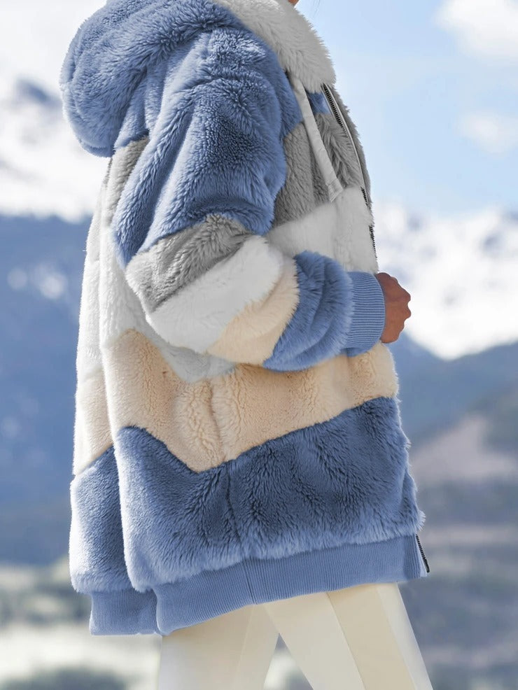Plush Hooded Jacket