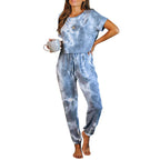 Short Sleeve One Piece Pajama Set