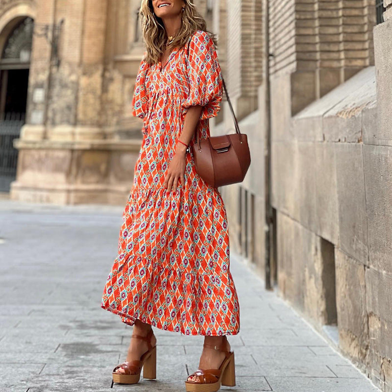 Vintage Bohemian Elegant Dress