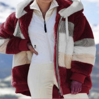 Plush Hooded Jacket