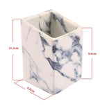 10 Piece Marble Makeup Brush Set