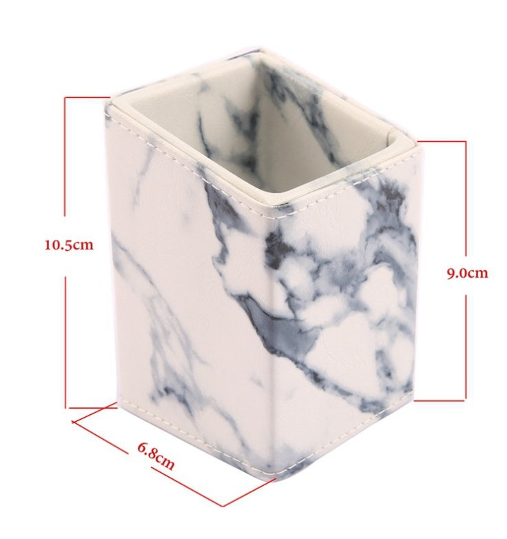 10 Piece Marble Makeup Brush Set