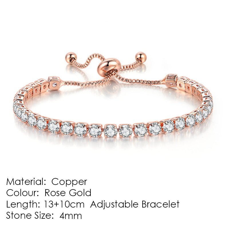 Zircon Diamond Tennis Bracelet