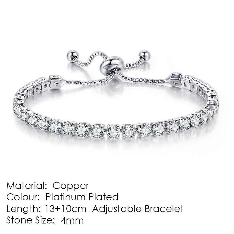Zircon Diamond Tennis Bracelet