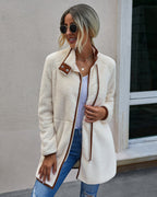 Warm Pocket Fur Coat