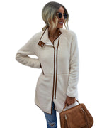 Warm Pocket Fur Coat