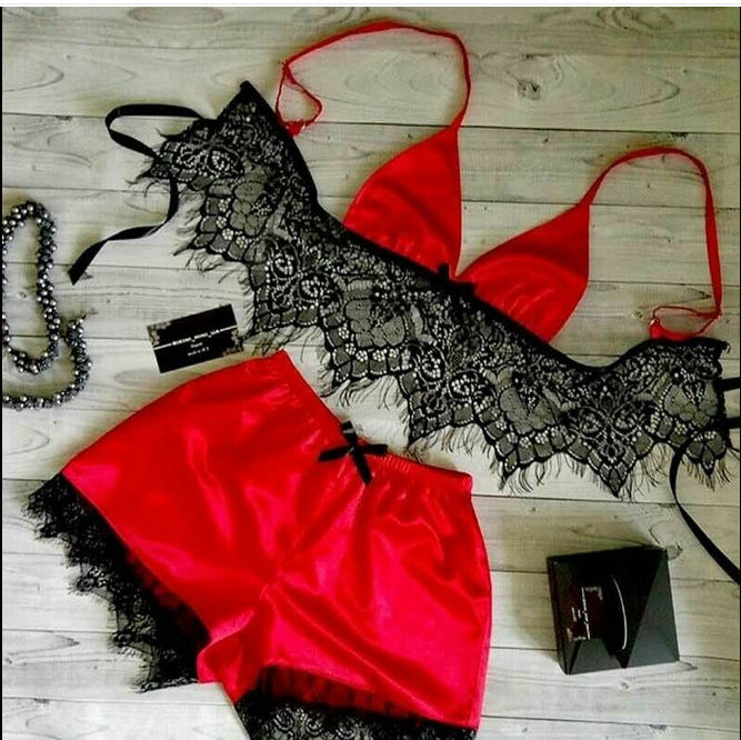 Sexy Pajamas 2 Piece Set
