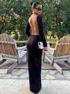 Two Piece Slim Fit Long Skirt