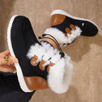 Round Toe Plush Snow Boots