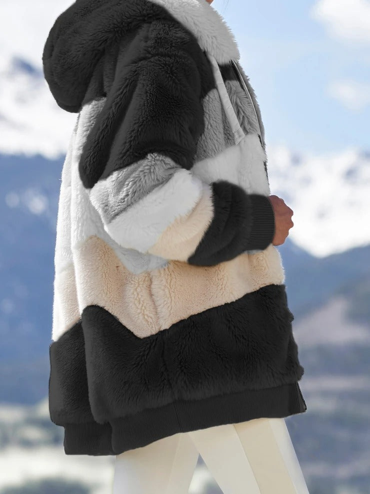 Plush Hooded Jacket
