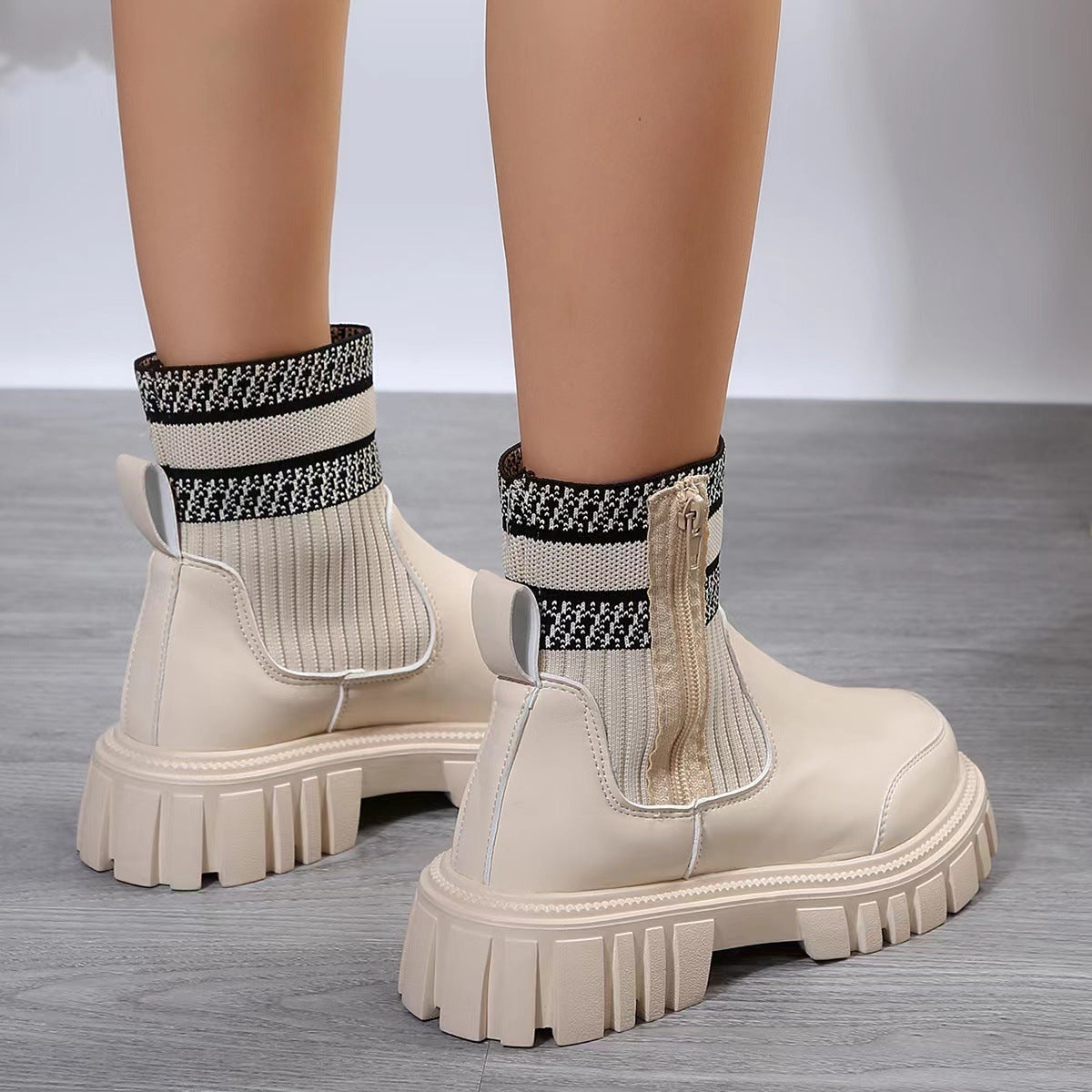 Mid Knit Boots