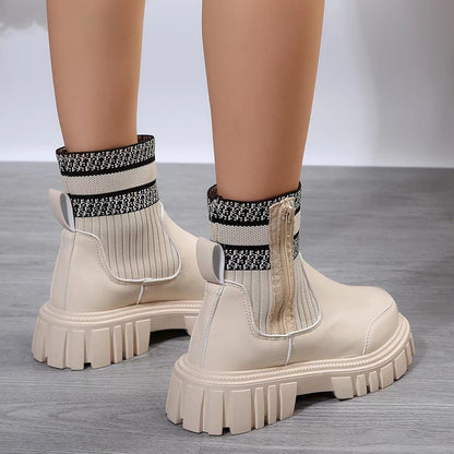 Mid Knit Boots