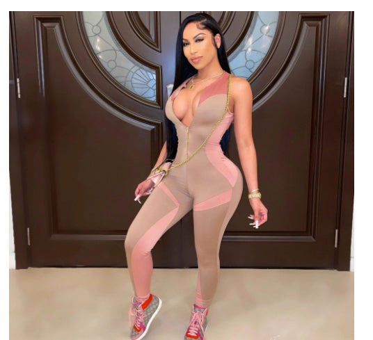 Slim Fit Yoga Jumpsuit