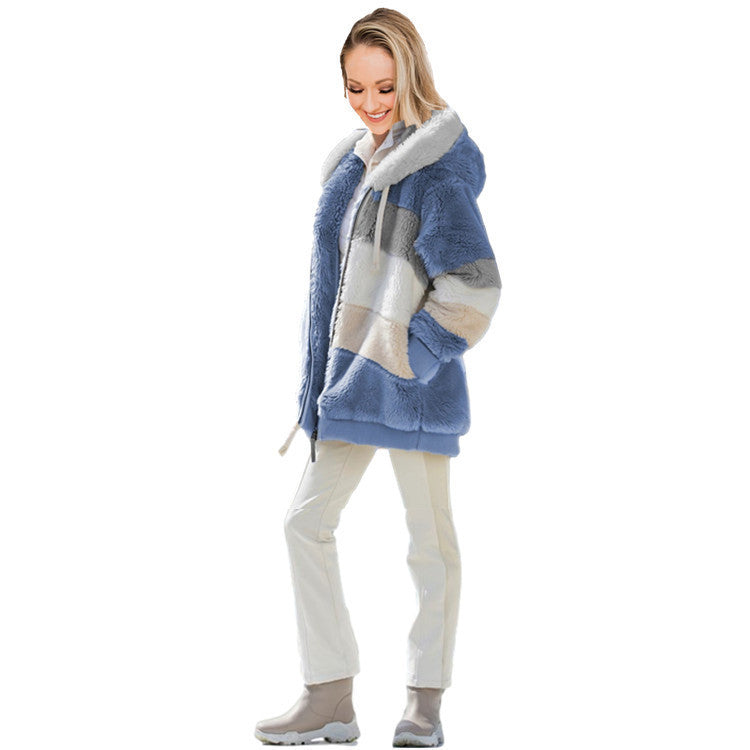 Plush Hooded Jacket