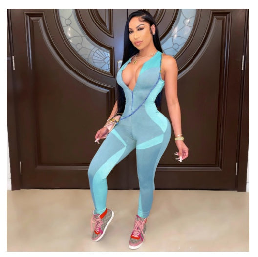 Slim Fit Yoga Jumpsuit