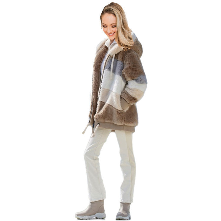Plush Hooded Jacket