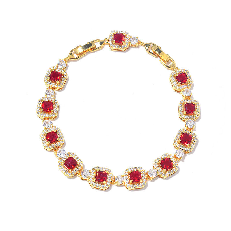 Adjustable Color Zircon Bracelet