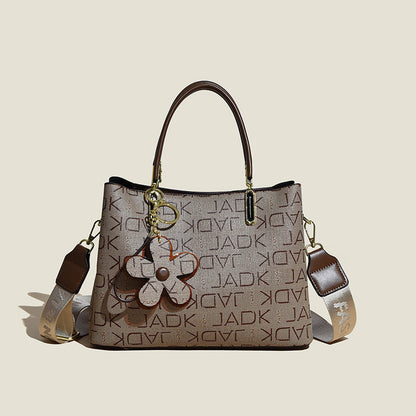 Flower Print Tote Bag