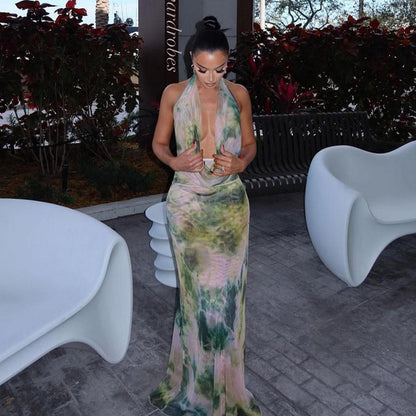 Tie Dye Long Dress