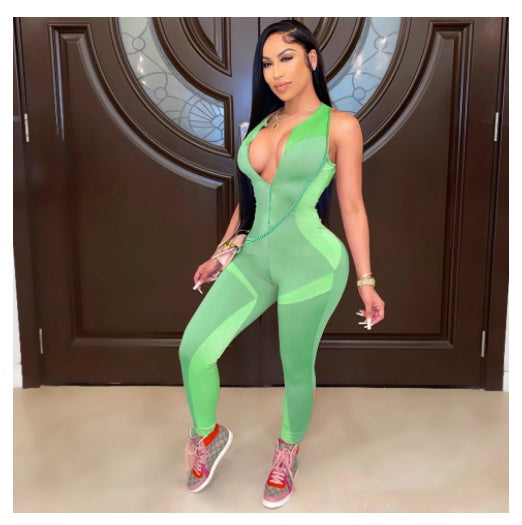 Slim Fit Yoga Jumpsuit