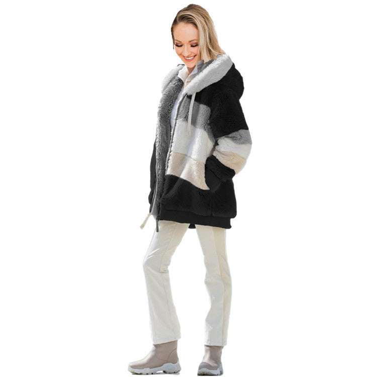 Plush Hooded Jacket