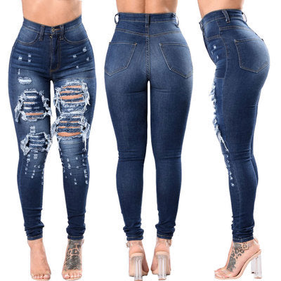 Slim Fit Ripped Jeans