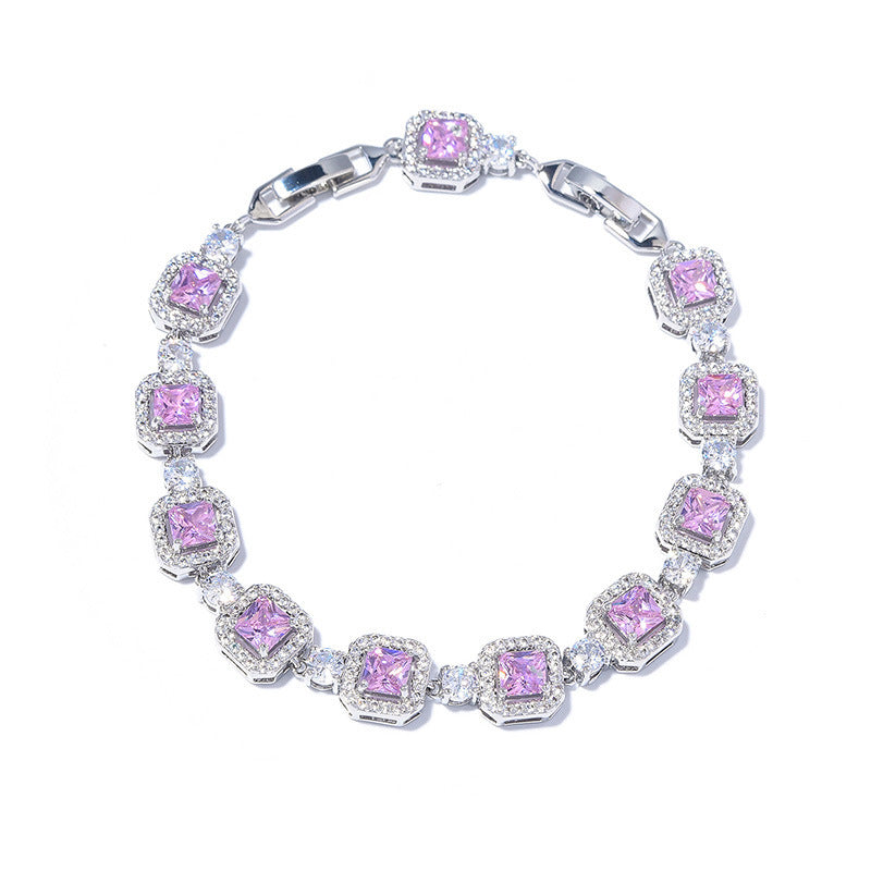 Adjustable Color Zircon Bracelet
