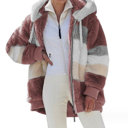 Plush Hooded Jacket