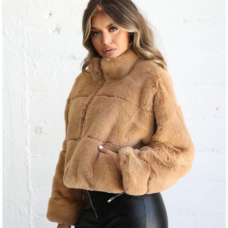 Zip-Up Fur Jacket