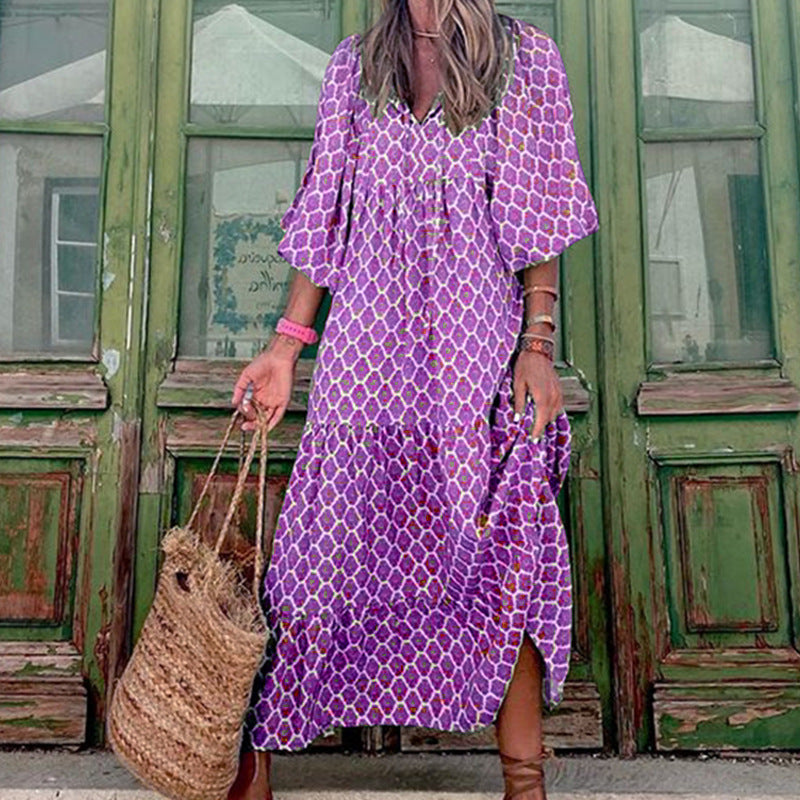 Vintage Bohemian Elegant Dress