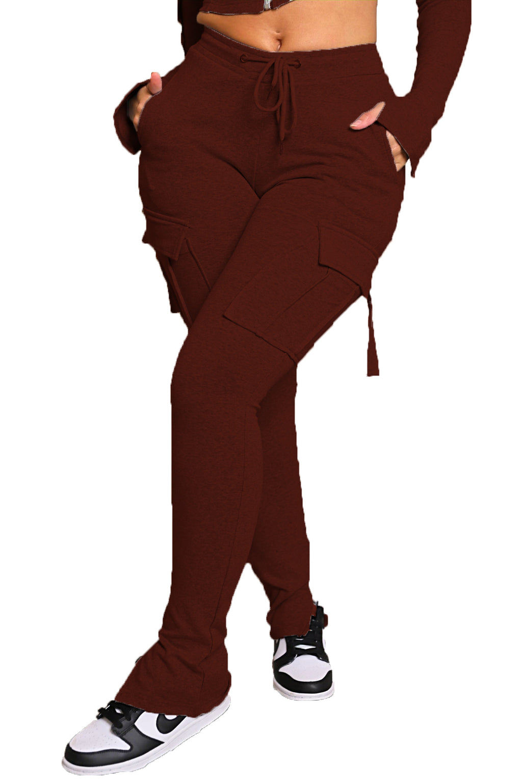 High Waist Cargo Pants