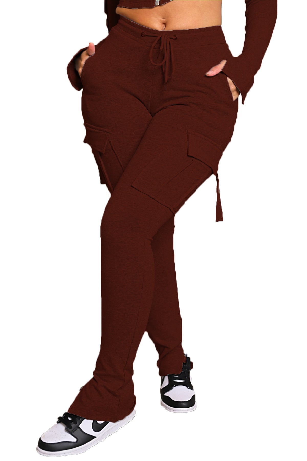 High Waist Cargo Pants