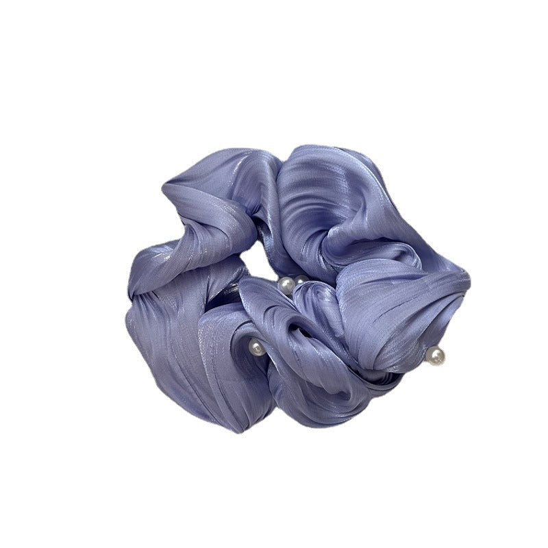 Ruffled Silk Scrunchie