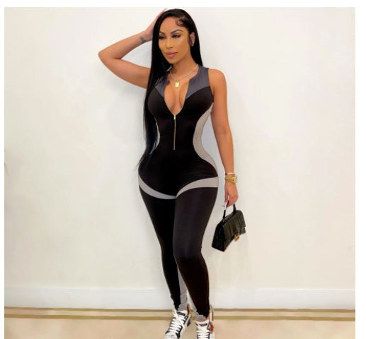 Slim Fit Yoga Jumpsuit