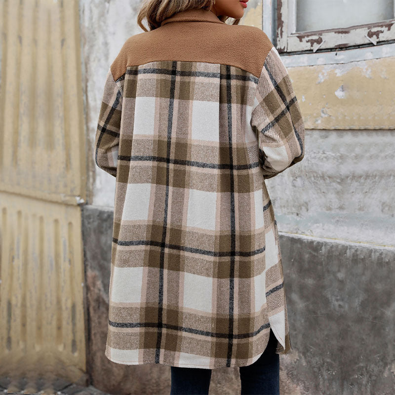 Plaid Long Coat