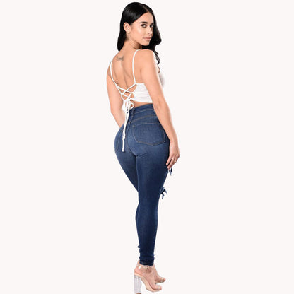 Slim Fit Ripped Jeans