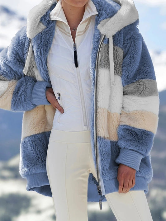 Plush Hooded Jacket